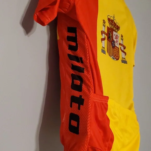 💛Miloto Spain Team Men's Bicycle Jersey - Picture 3 of 14
